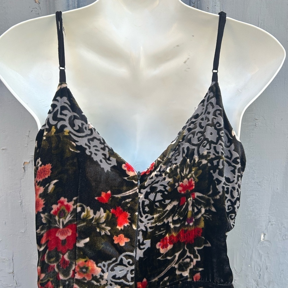 Anthropologie Eri + Ali Floral Burnout Slip Dress, size 4 - Picture 9 of 16